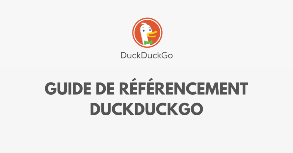 Guide de Référencement DuckDuckGo