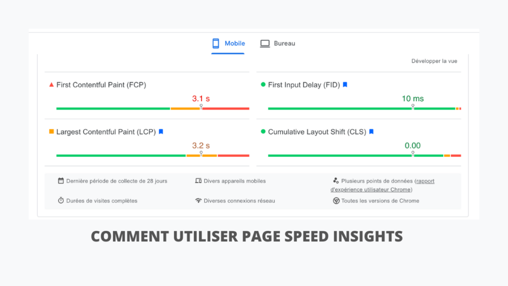 Comment utiliser Page Speed Insights