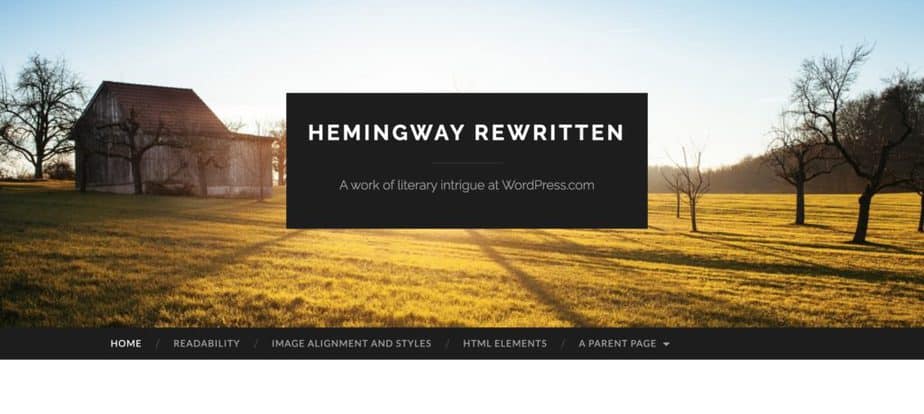Hemingway Rewritten - Le meilleur thème WordPress pour les blogs de photographie