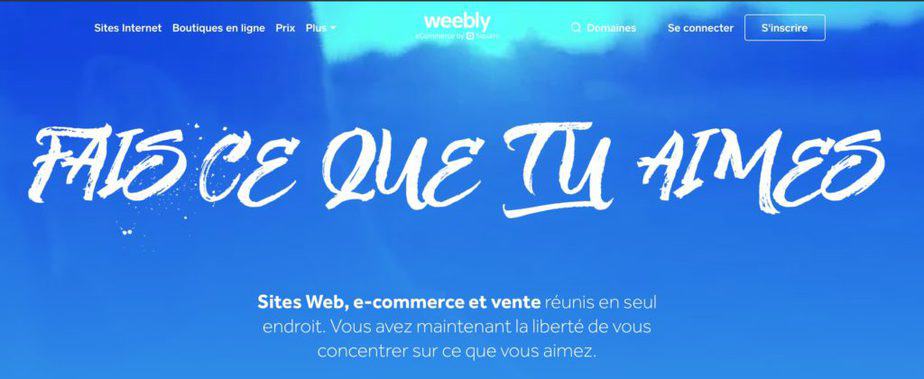 Weebly est le meilleur créateurs de sites Web