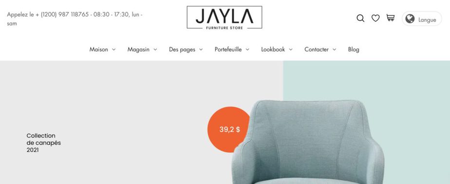  Jayla - Le meilleur thème WordPress pour les boutiques en ligne