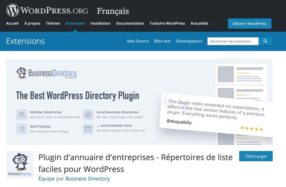 plugins annuaire wordpress