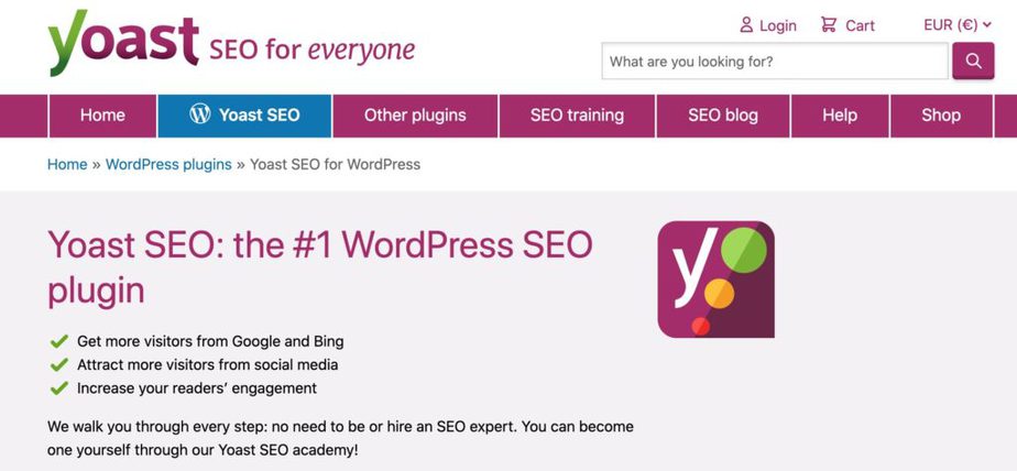 Yoast SEO: le #1 WordPress SEO plugin
