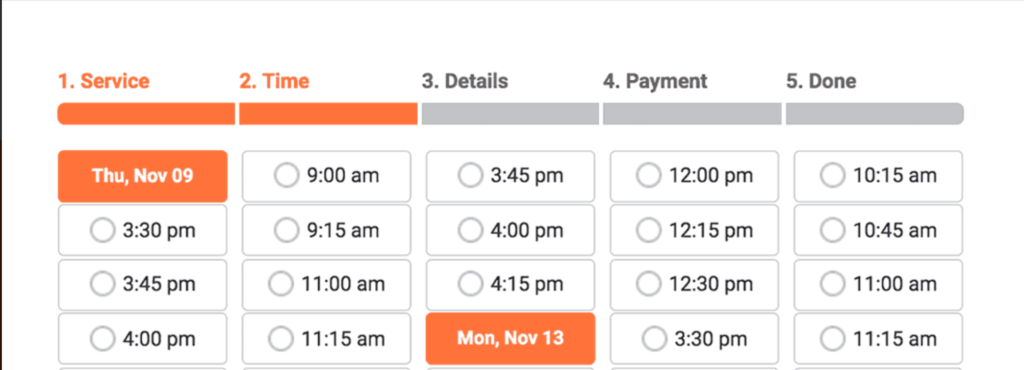 Automated Online Booking & Scheduling for WordPress
