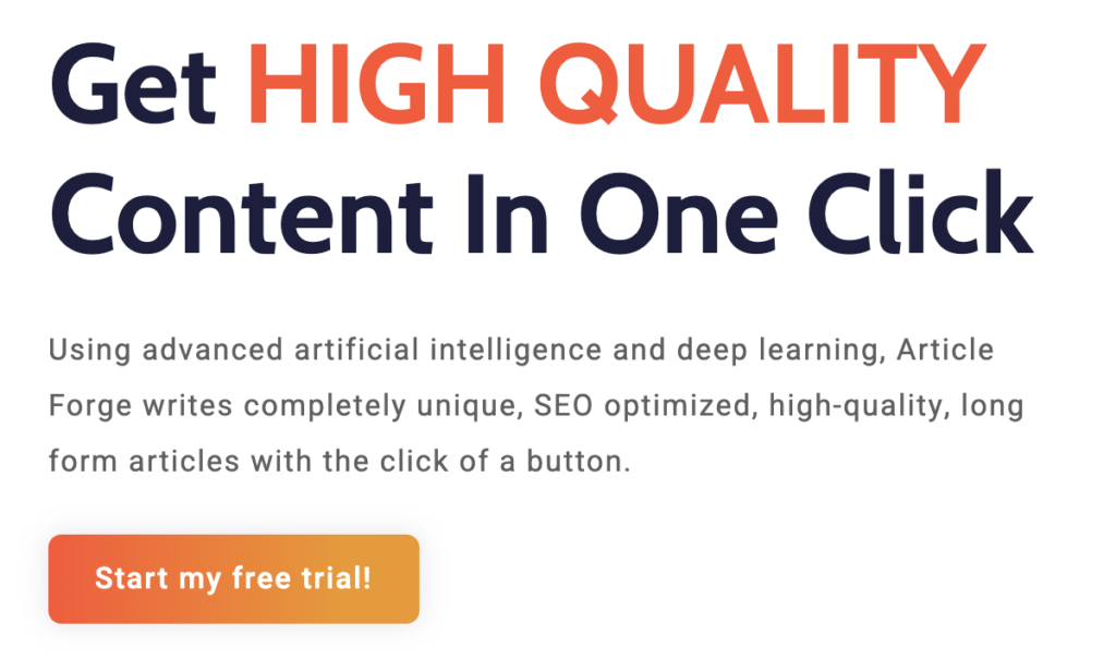 Get HIGH QUALITY Content In One Click