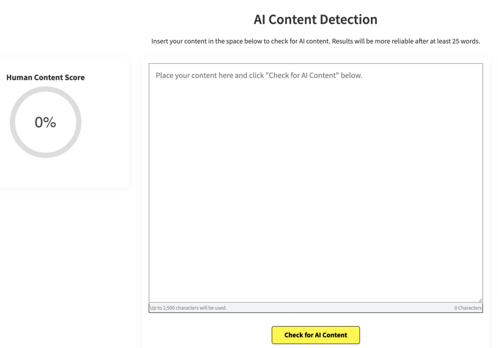 Best AI Content Detection- Content At Scale