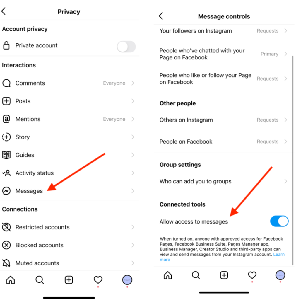 Comment configurer la réponse automatique sur Instagram