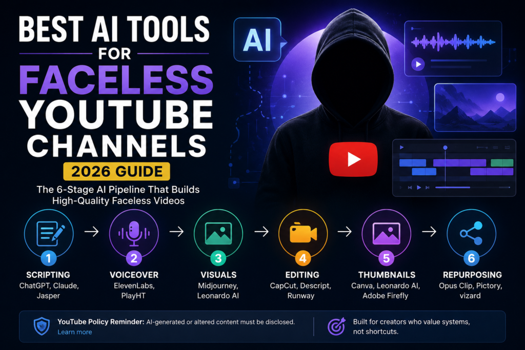 ai tools for faceless youtube channel